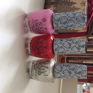 O.P.I SPECIAL EDITION HELLO KITTY SET ❤️